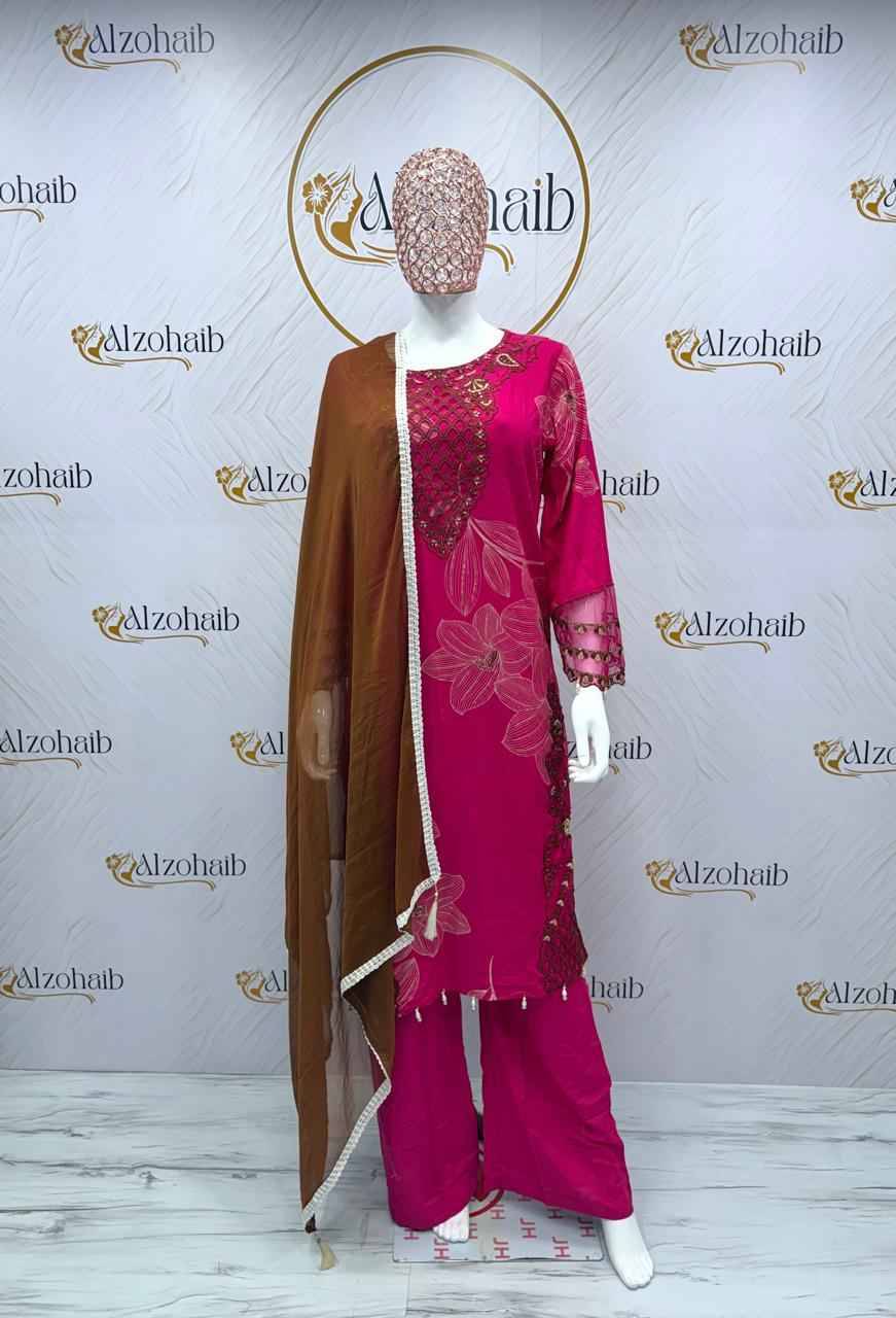 Alzohaib Vol 2 Pakistani Suits By Fashid Stylish Beautiful Colourful Printed & Embroidered Party Wear & Occasional Wear Pure cotton Dresses At Wholesale Price